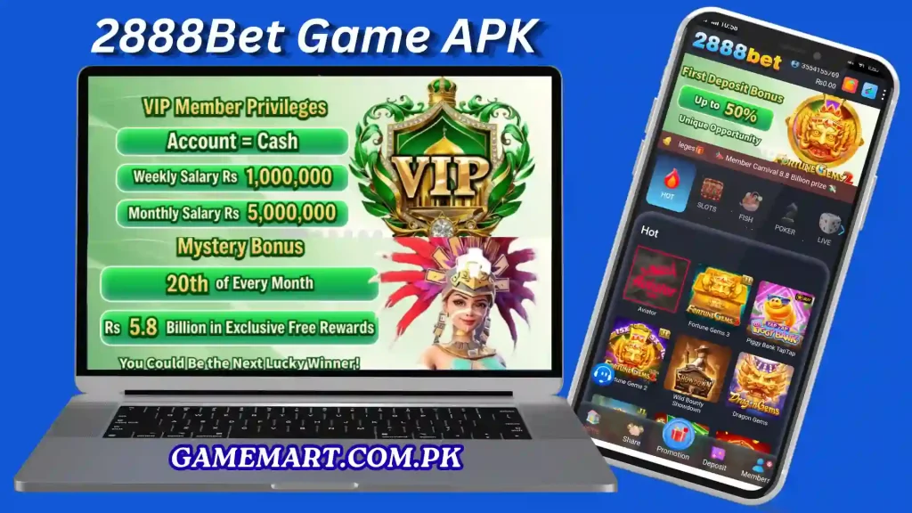 Download 2888Bet Game APK for free on Android In Pakistan.