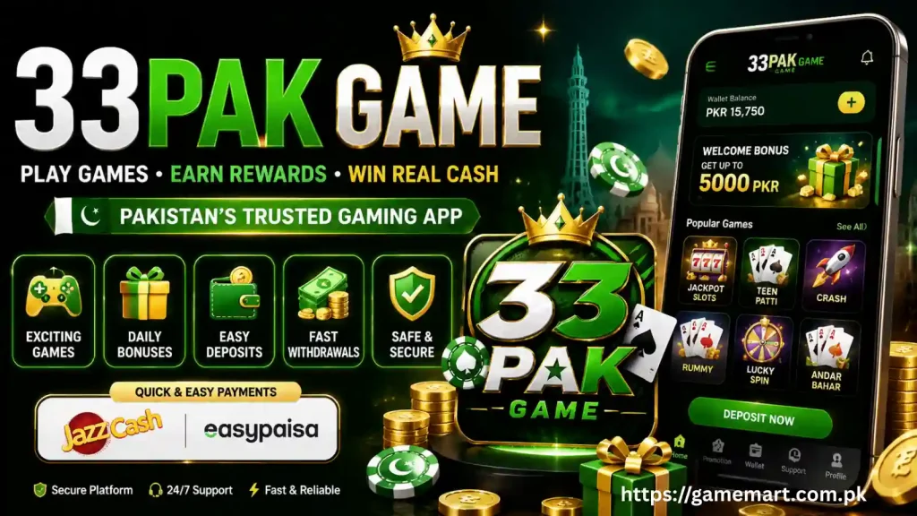 33PAK Game Download APK (New Earning App) for Android