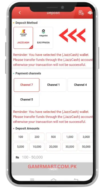 Deposit Process