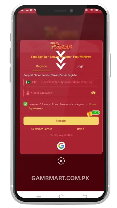 Registration and Login Methods