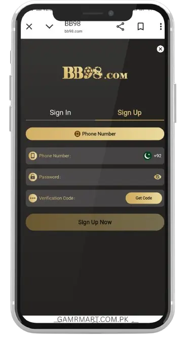 How to Register on BB98 APK Game?