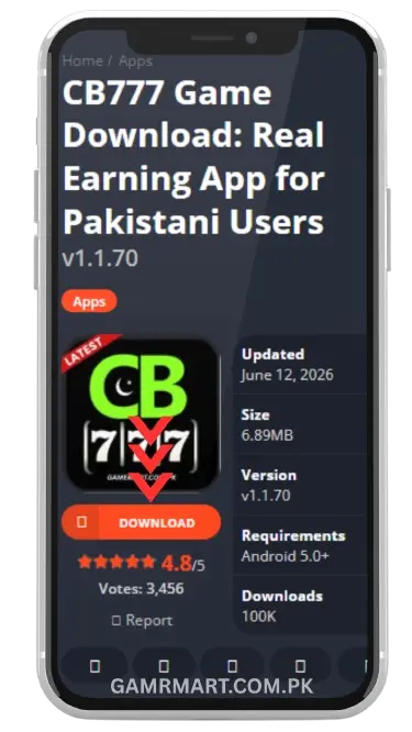 CB777 Game Download: Real Earning App for Pakistani Users 5 How to Download and Install CB777 App for Android?
