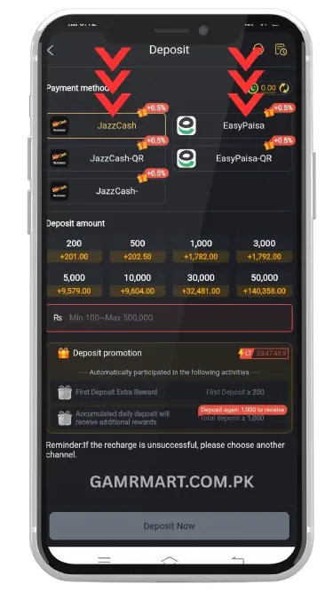 CB777 Game Download: Real Earning App for Pakistani Users 7 How to Deposit Money
