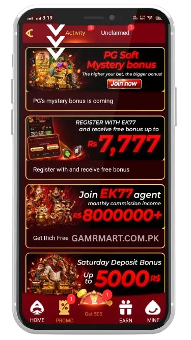 EK77 Game Download APK: Real Earning Mobile Gaming App in Pakistan 7 Bonuses and Rewards