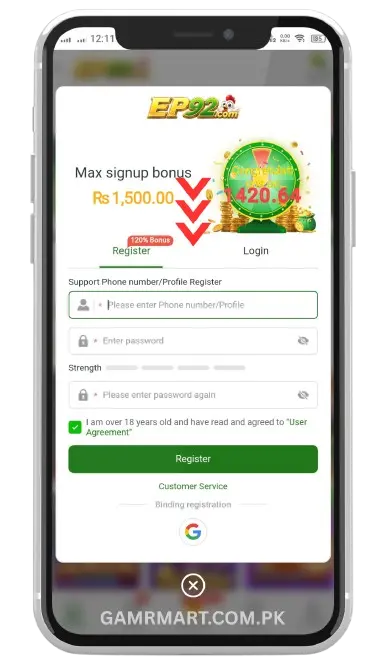 How to Register and Install EP92 Game?