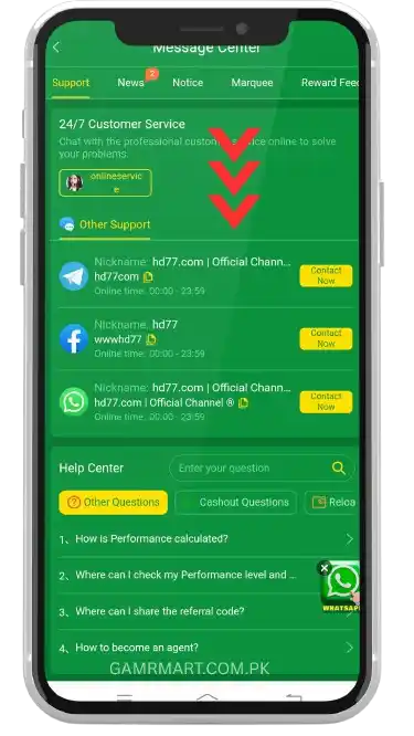 HD77 Game Download Earn Money in Pakistan 2026 5 24/7 Customer Support