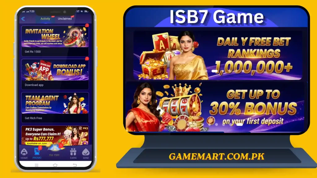 Download ISB7 Game APK Latest Entertainment and Earning App In Pakistan