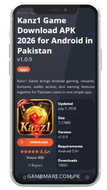 Kanz1 Game Download APK 2026 for Android in Pakistan 5 How to Download and Install Kanz1 Game APK