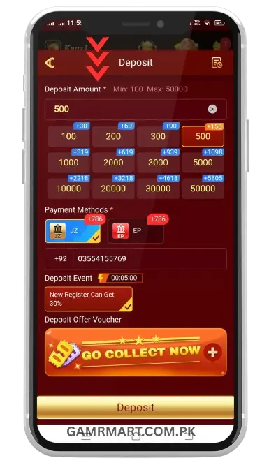 Kanz1 Game Download APK 2026 for Android in Pakistan 7 How to Add Money to the App Wallet?
