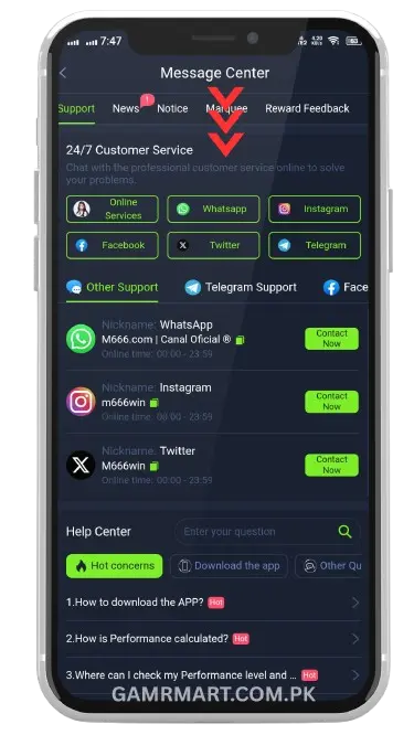 M666 Game APK Pakistan: Download, Login & Earn Money 4 24 Hour Customer Support