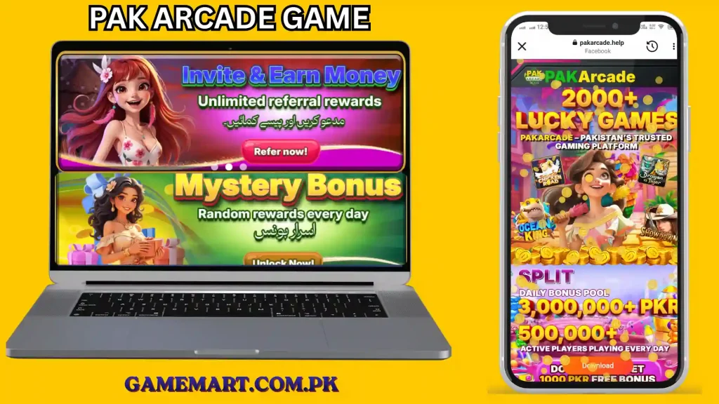 PAK Arcade Game top earning app in Pakistan