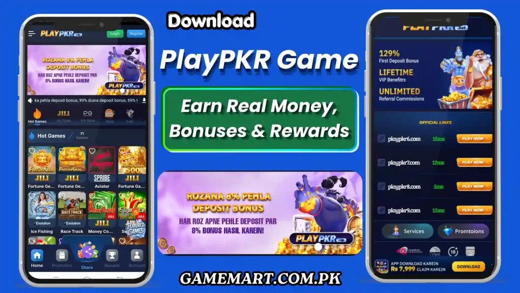 PlayPKR Game APK Download 2026 for Pakistan