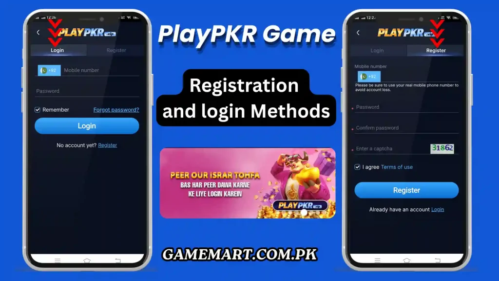 Registration and Login Methods