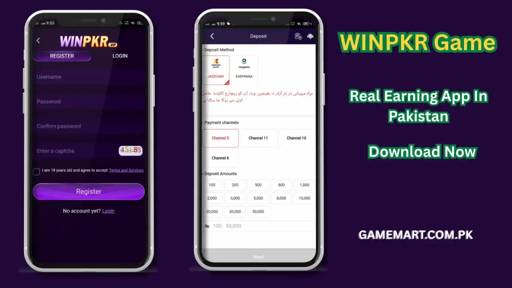 How to Register and Deposit Money in WINPKR Game?