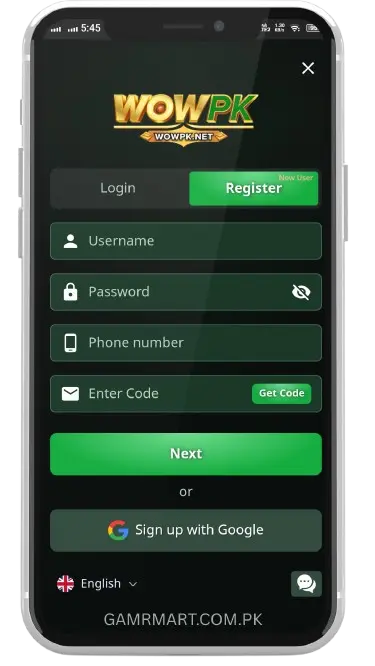 Registration and Login guidelines