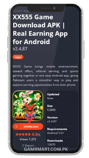 XX555 Game Download APK | Real Earning App for Android 4 How to Download and Install XX555 Game APK on Android