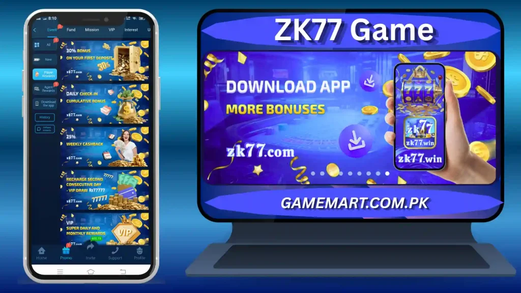 ZK77 Game APK Download| Play & Earn Real Money in Pakistan